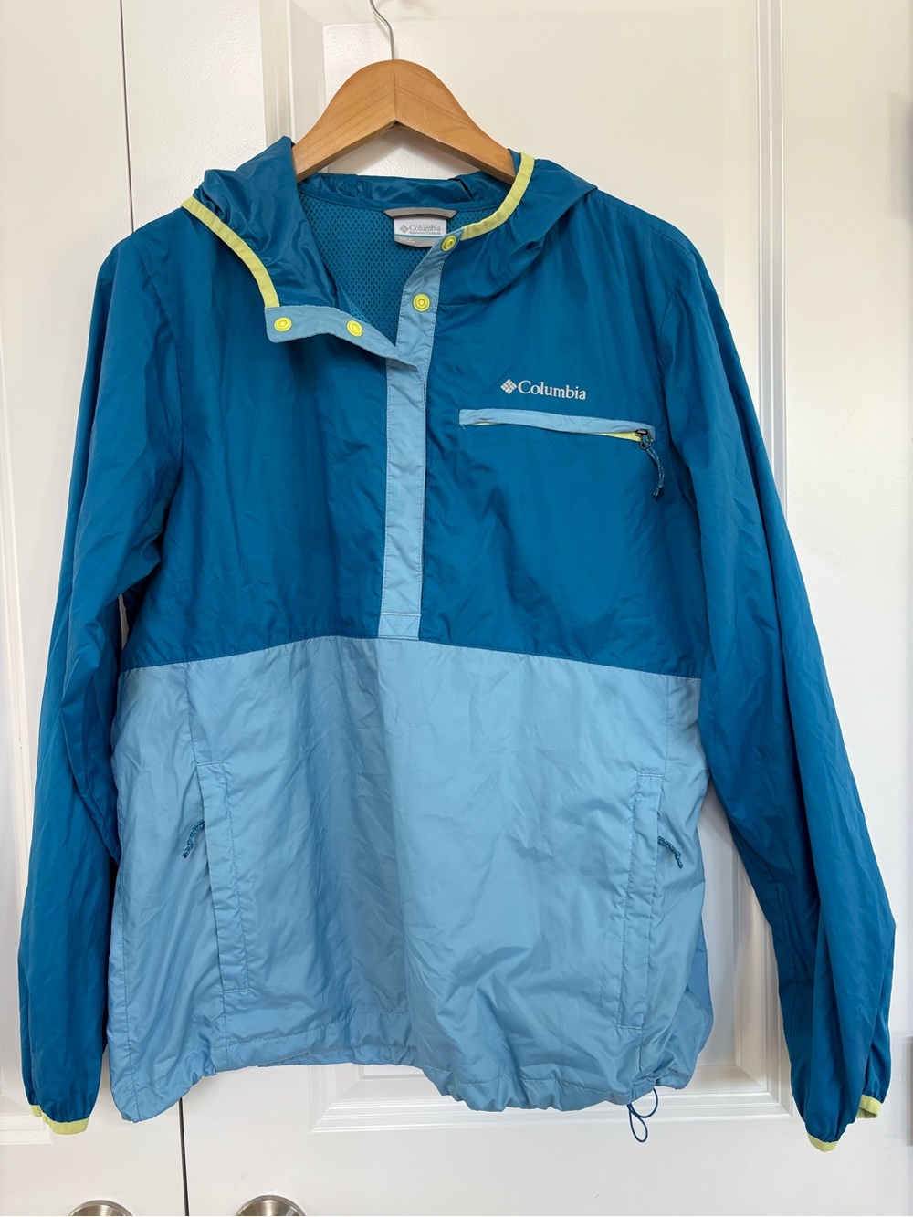 Columbia Hooded Pullover Windbreaker Anorak